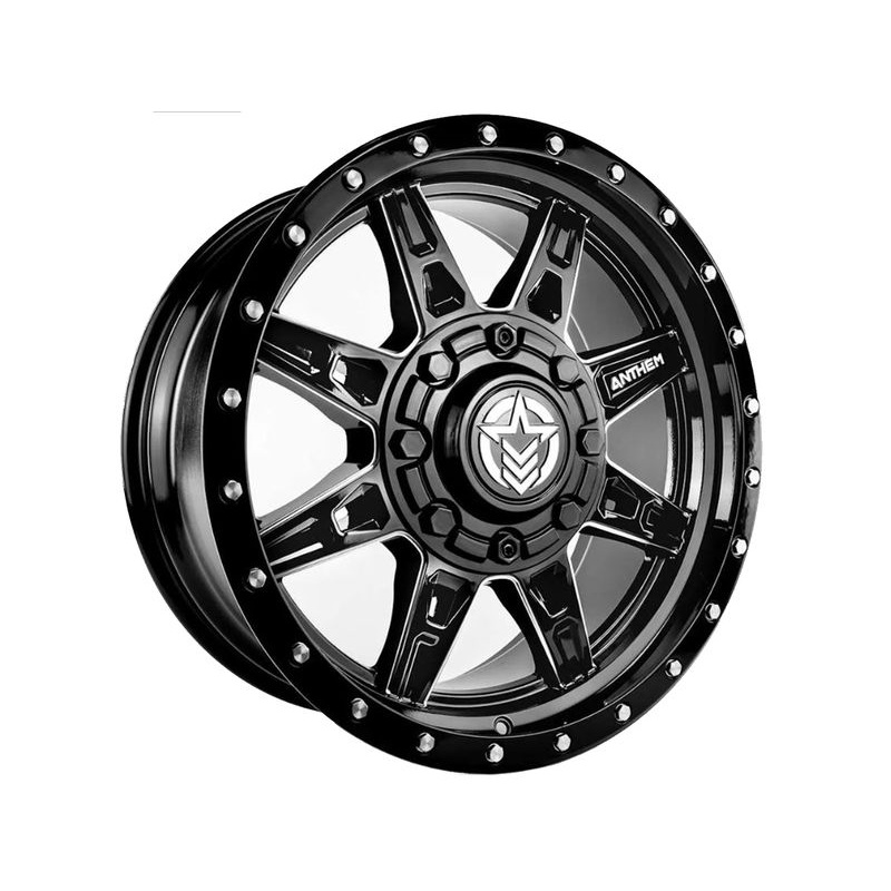 Anthem Off-Road Milled Gloss Black Rogue Wheels | RealTruck