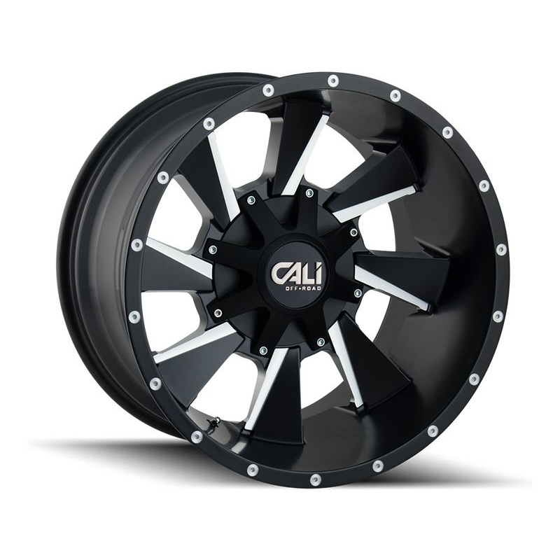 Cali Offroad Black Distorted Wheels | RealTruck