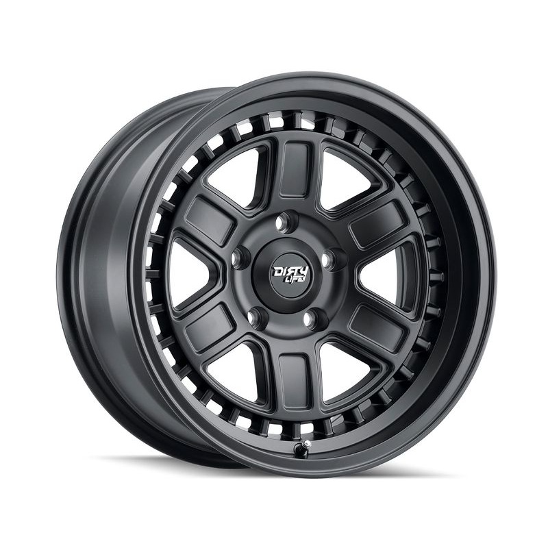 Dirty Life Matte Black Cage Wheels | RealTruck