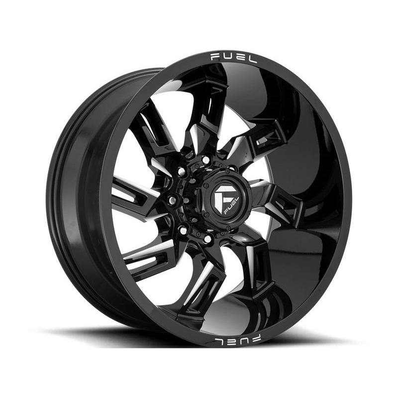 Fuel Milled Gloss Black Lockdown Wheels | RealTruck