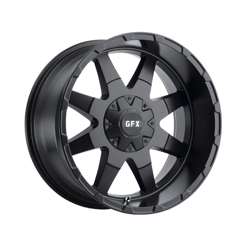 G-FX Matte Black TR12 Wheels | RealTruck