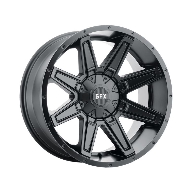 G-FX Matte Black TR23 Wheels | RealTruck