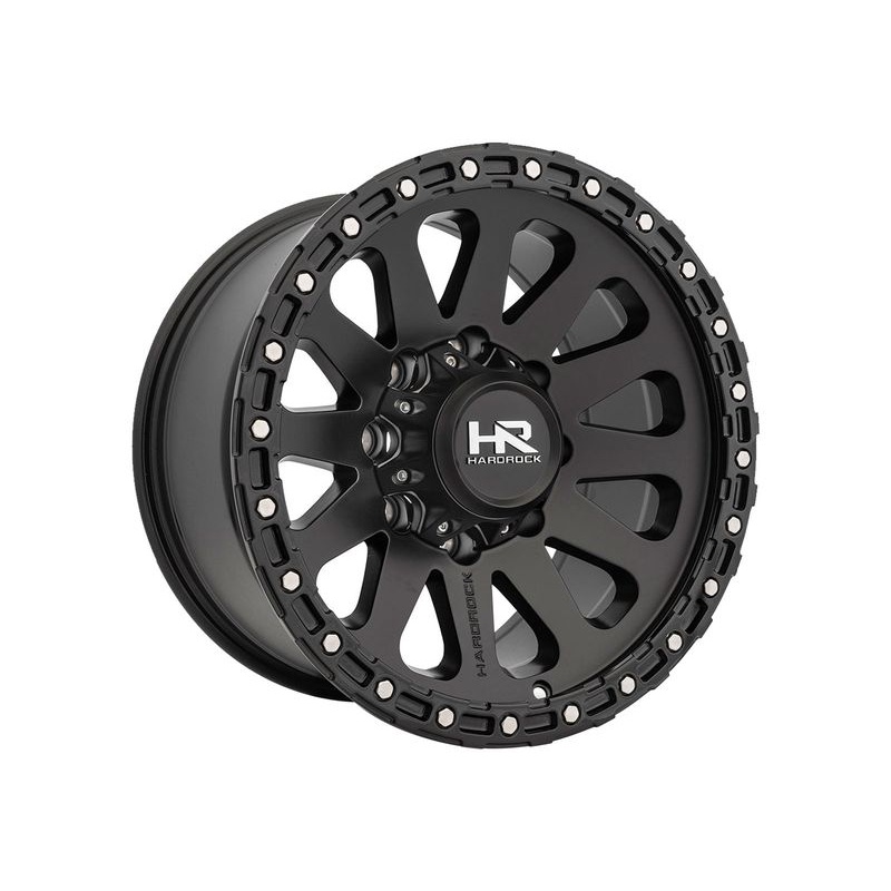 Hardrock Matte Black H102 Wheels | RealTruck