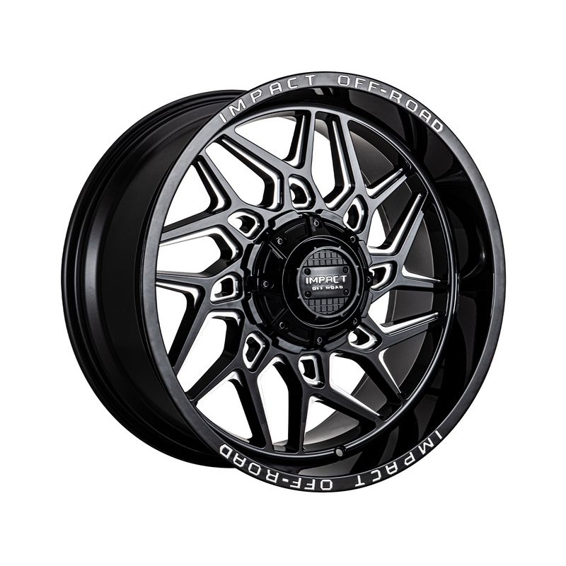 Impact Off-Road Milled Gloss Black 829 Wheels | RealTruck