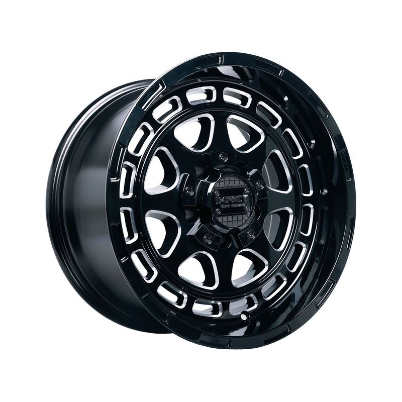 Impact Off-Road Milled Gloss Black 905 Wheels | RealTruck
