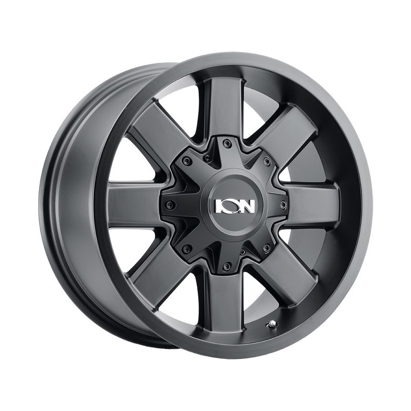 Ion Matte Black 141 Wheels | RealTruck