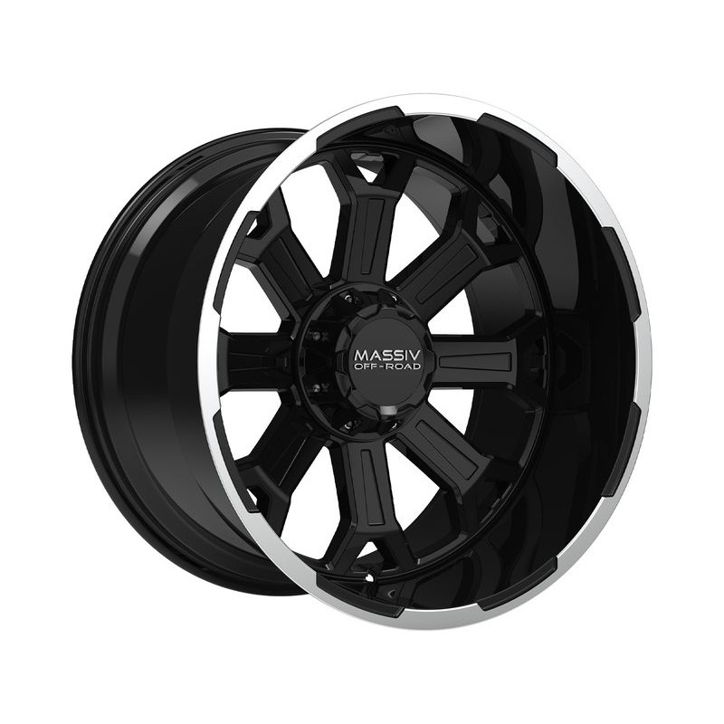 Massiv Off-Road Gloss Black OR-2 Wheels | RealTruck