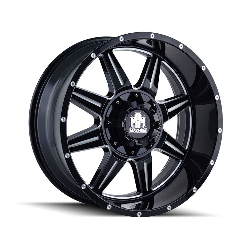 Mayhem Black Monstir Wheels | RealTruck