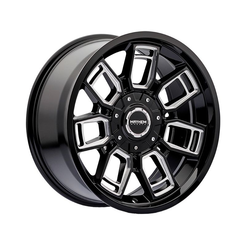 Mayhem Milled Gloss Black Ordinance Wheels | RealTruck