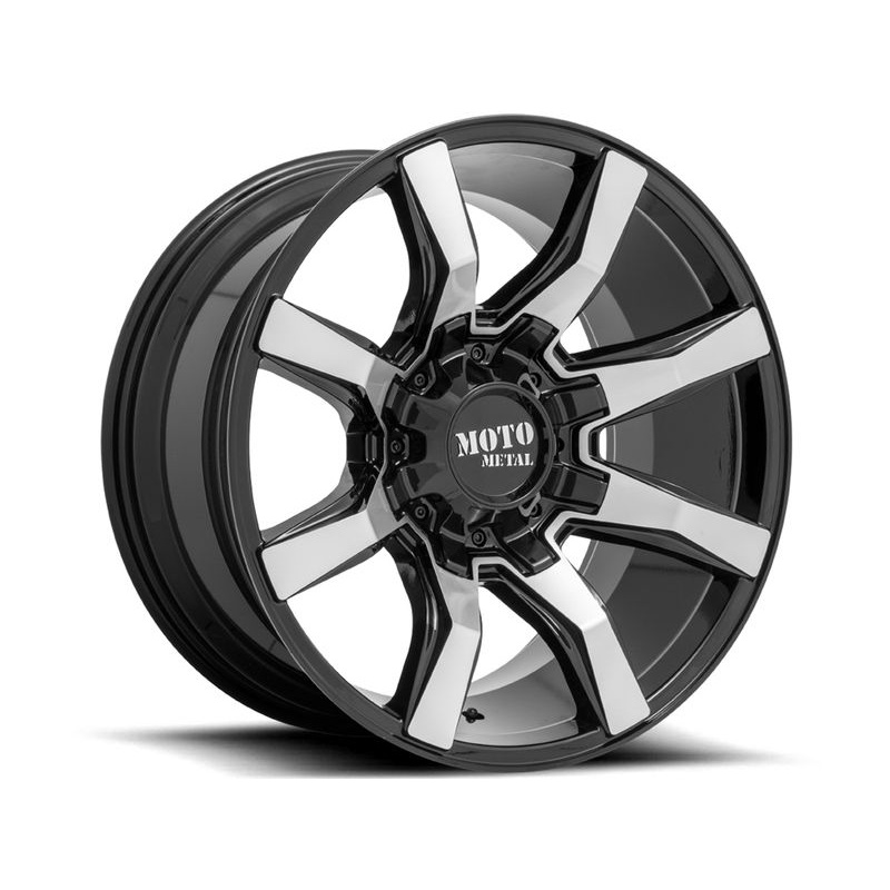 Moto Metal Machined Gloss Black MO804 Spider Wheels | RealTruck