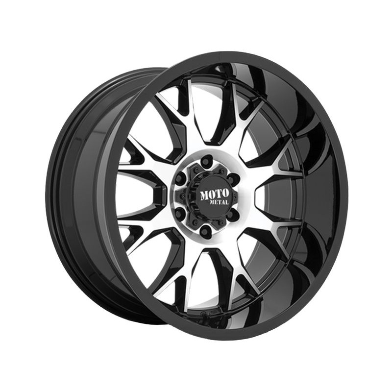 Moto Metal Machined Gloss Black MO806 Talon Wheels | RealTruck