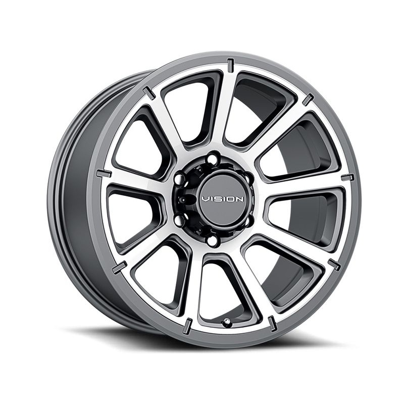 Vision Machined Grey Turbine Wheels | RealTruck