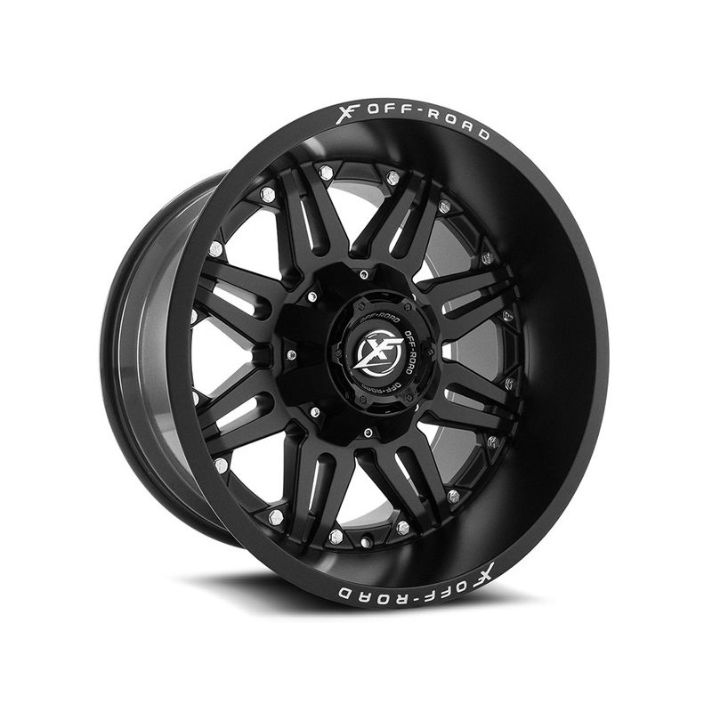 XF Offroad Matte Black XF-204 Wheels | RealTruck