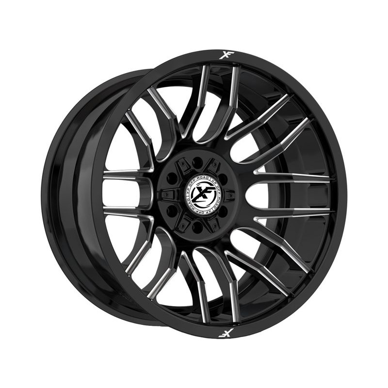 XF Offroad Milled Gloss Black XF-232 Wheels | RealTruck