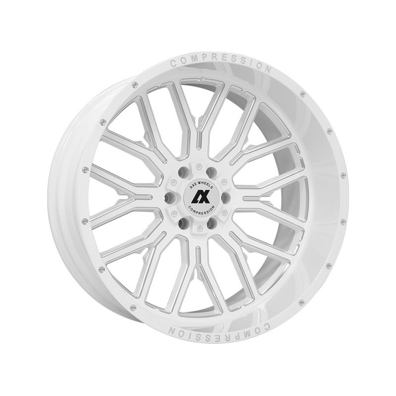 Axe Offroad Milled White AX6 Wheels | RealTruck