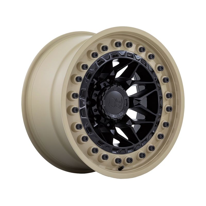 Black Rhino Matte Black & Sand Alpha Wheels | RealTruck