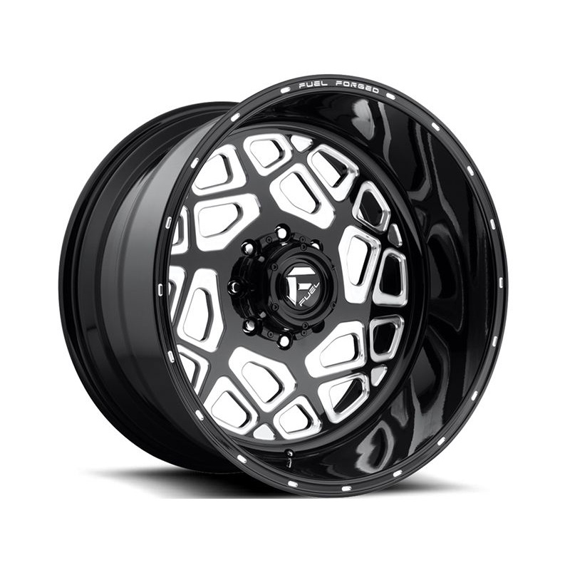 Fuel Forged Machined Black FF23 Wheels | RealTruck