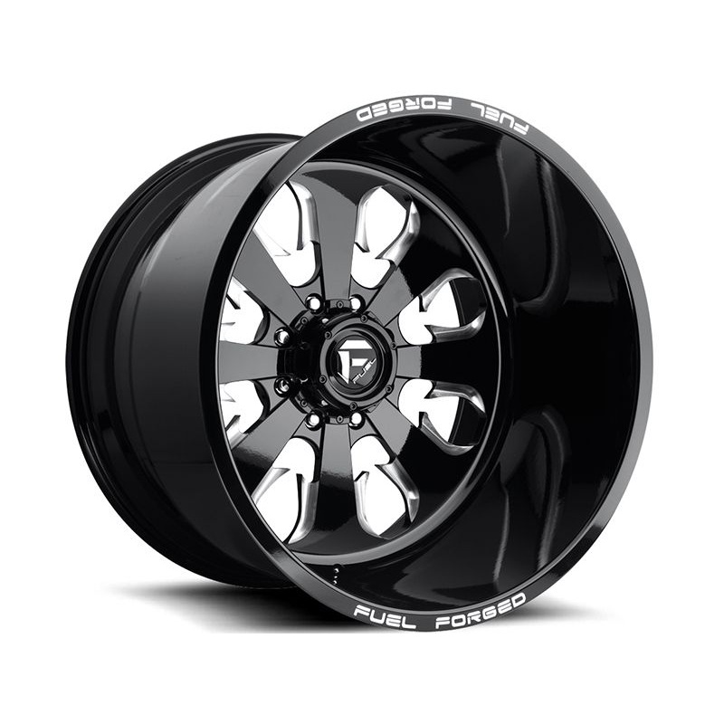 Fuel Forged Machined Black FF24 Wheels | RealTruck