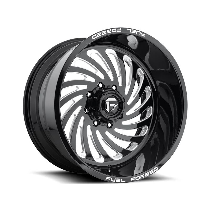 Fuel Forged Machined Black FF28 Wheels | RealTruck