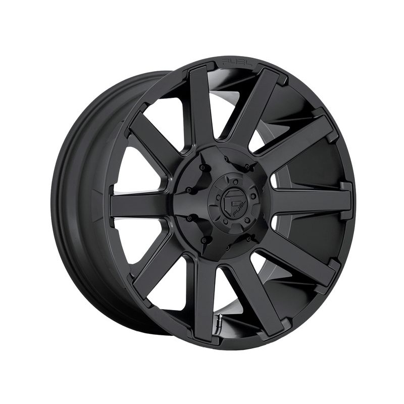 Fuel Matte Black Contra Wheels | RealTruck
