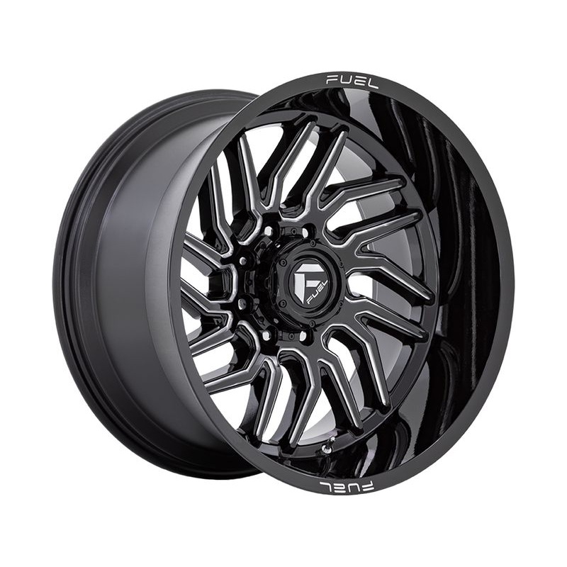 Fuel Milled Gloss Black Hurricane Wheels | RealTruck
