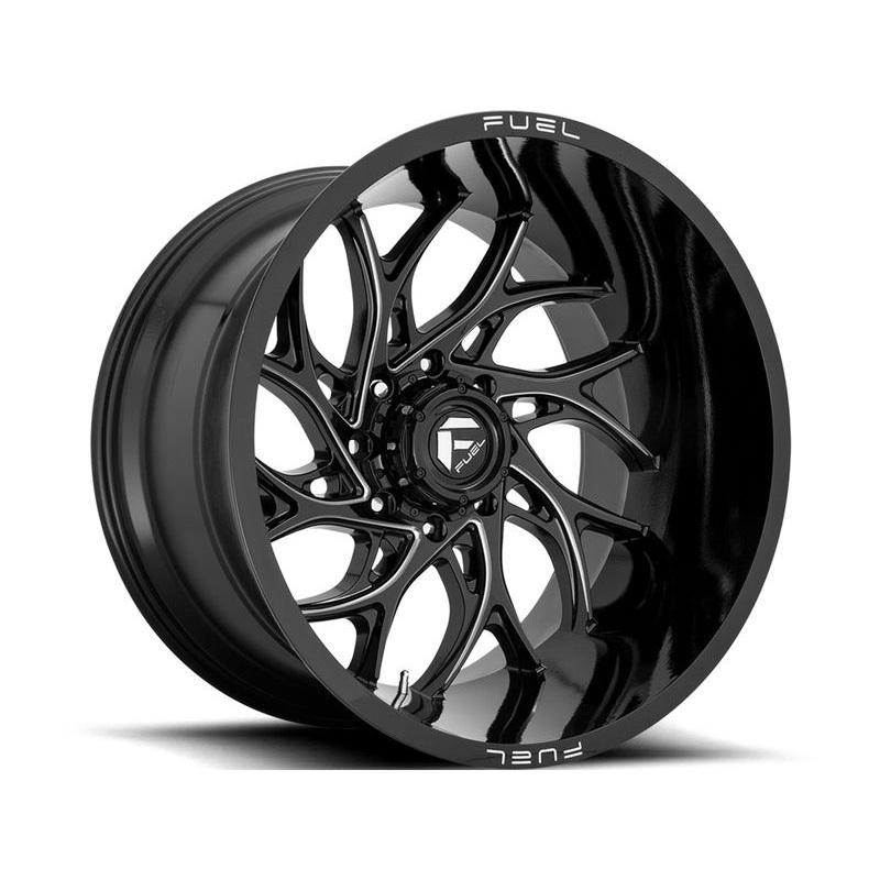 Fuel Milled Gloss Black Runner Wheels | RealTruck