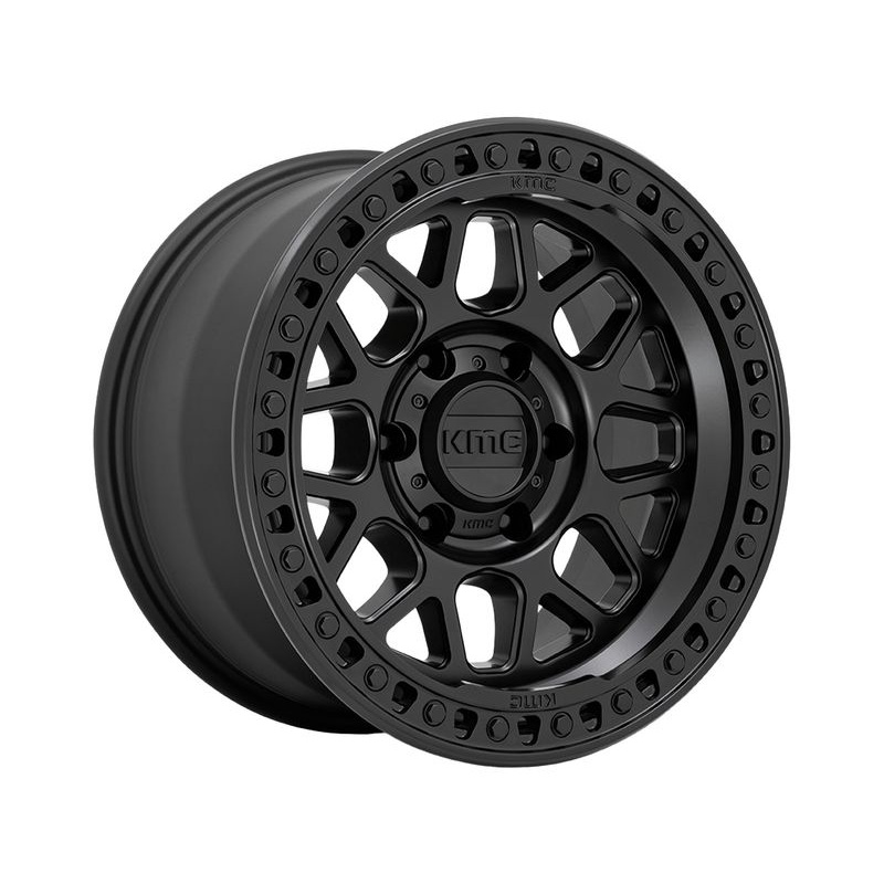 KMC Matte Black KM549 GRS Wheels | RealTruck