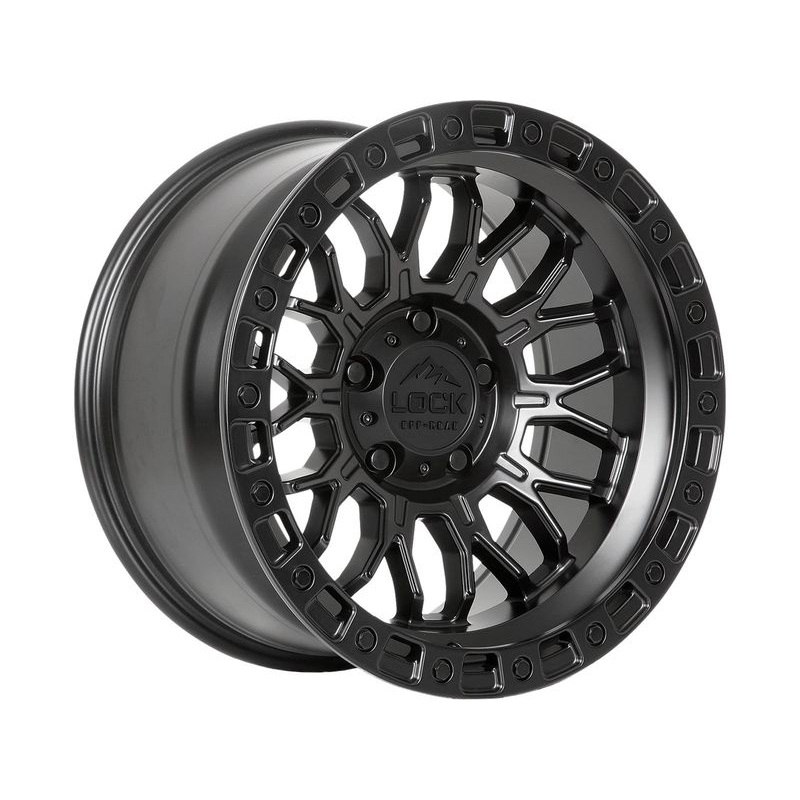 Lock Off-Road Matte Black Combat Wheels | RealTruck
