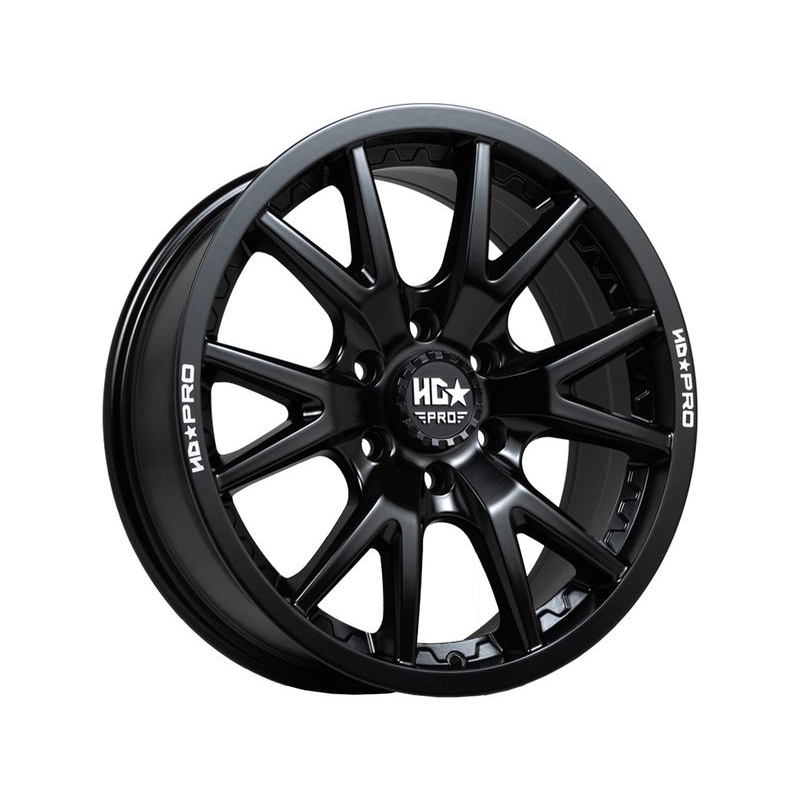Luxxx HD Matte Black Pro 1 Wheels | RealTruck