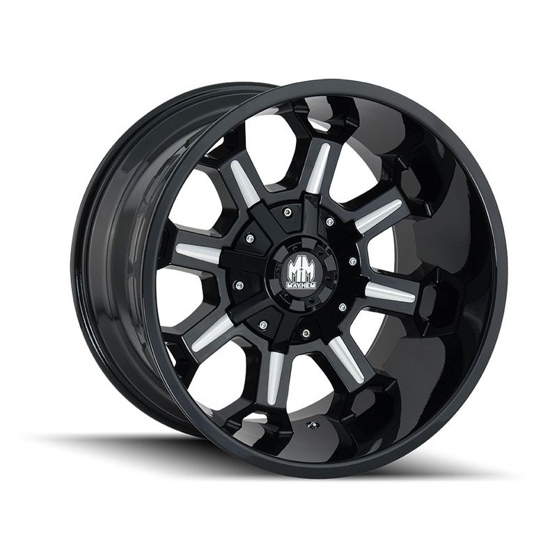 Mayhem Machined Black Combat Wheels | RealTruck