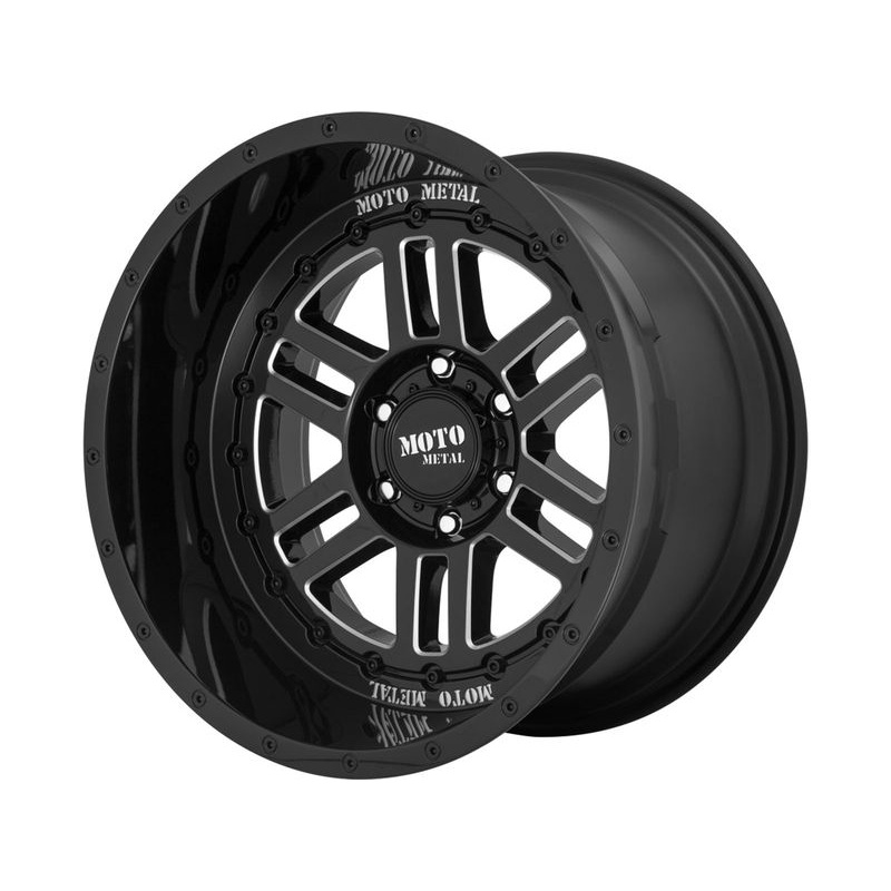 Moto Metal Milled Black Deep Six Wheels | RealTruck