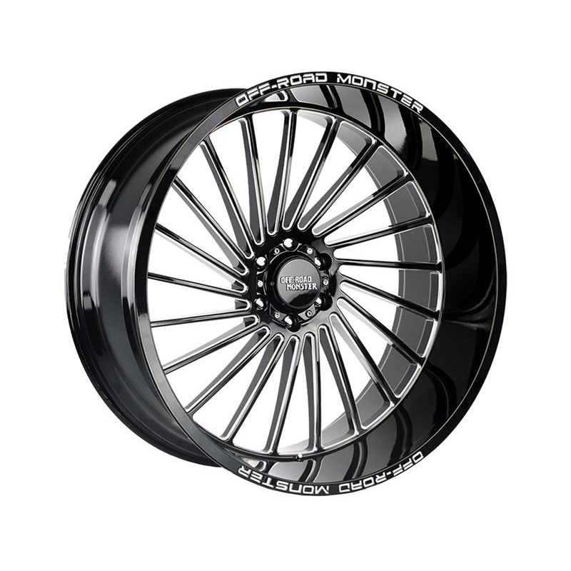 Off-Road Monster Milled Gloss Black M27 Wheels | RealTruck