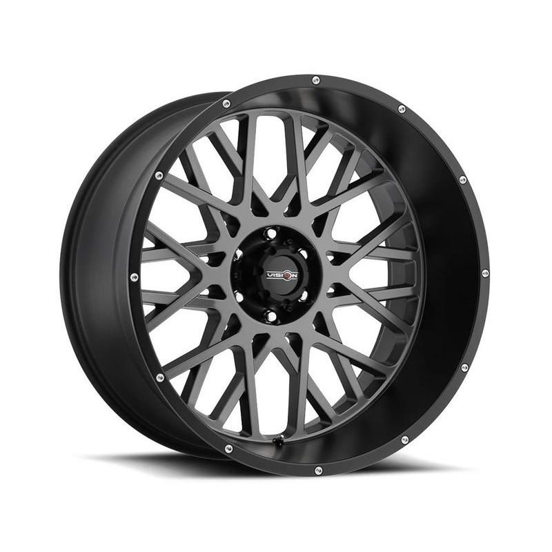 Vision Grey Rocker Wheels | RealTruck