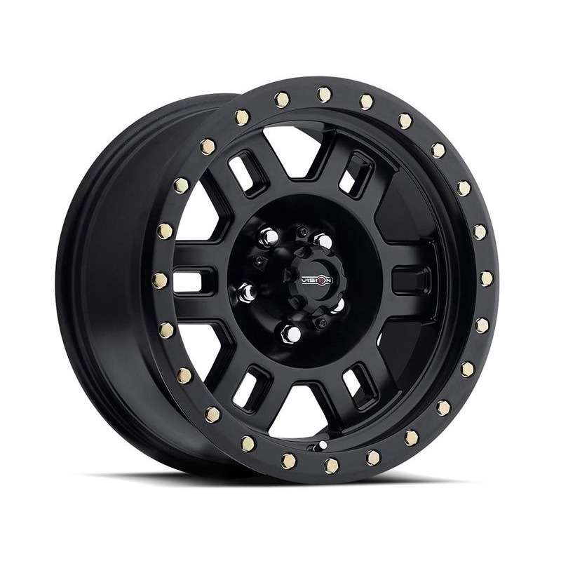 Vision Matte Black Manx Wheels | RealTruck