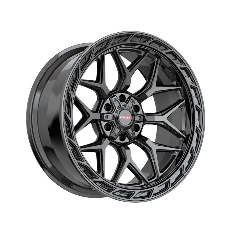 Vortek Gloss Black VRP-504 Wheels | RealTruck