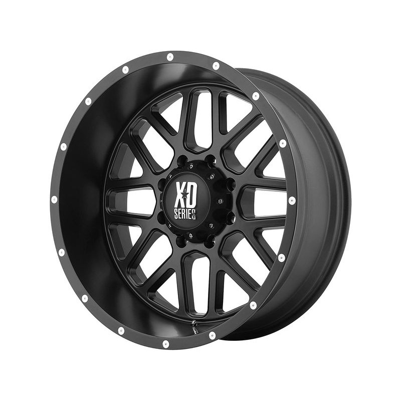 XD Series Matte Black XD820 Grenade Wheels | RealTruck