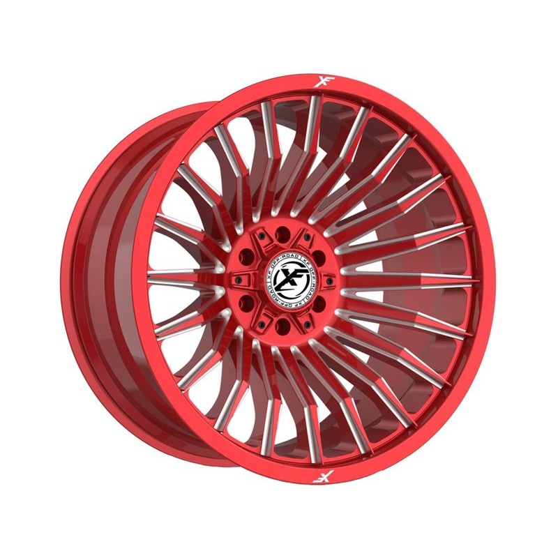 XF Offroad Milled Red XF-231 Wheels | RealTruck