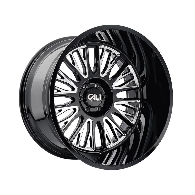 Cali Offroad Milled Gloss Black Vertex Wheels | RealTruck