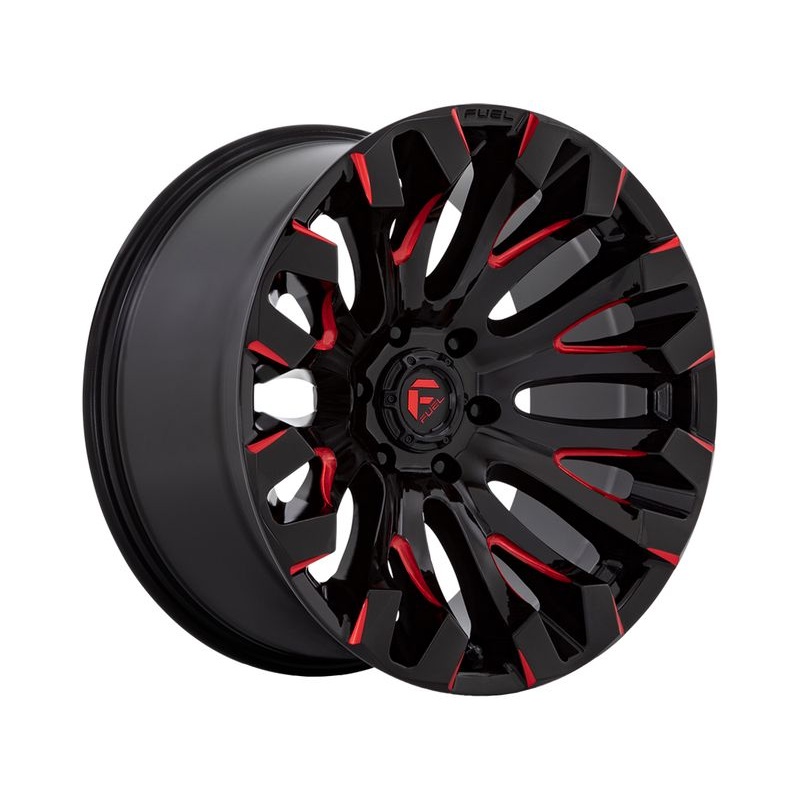 Fuel Black & Red Quake Wheels | RealTruck