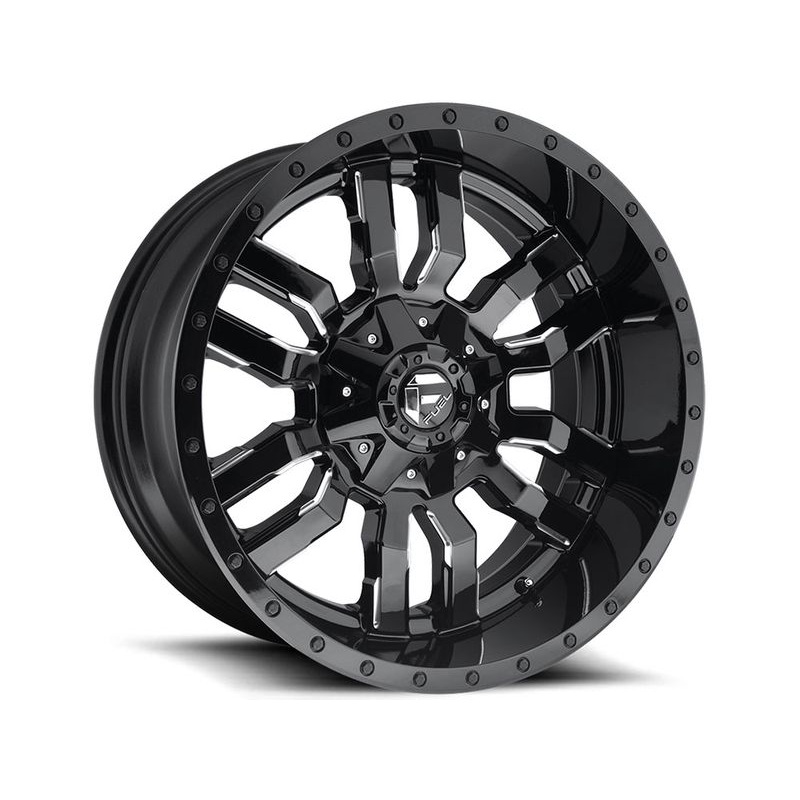 Fuel Machined Black Sledge Wheels | RealTruck