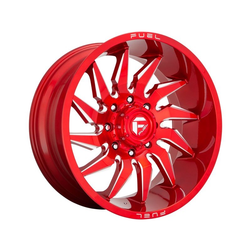 Fuel Milled Red Saber Wheels | RealTruck