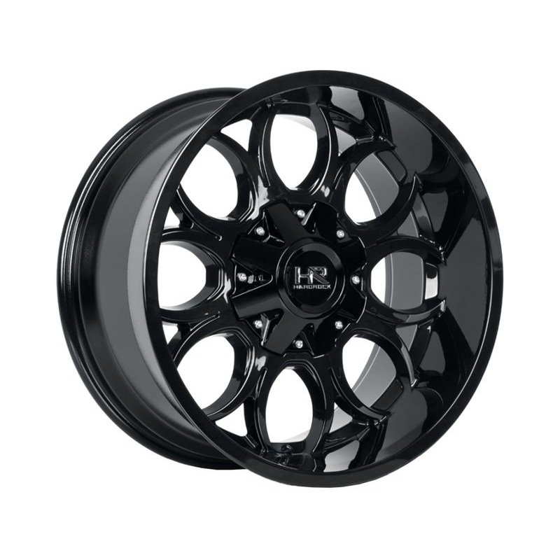 Hardrock Gloss Black Horseshoe Wheels | RealTruck