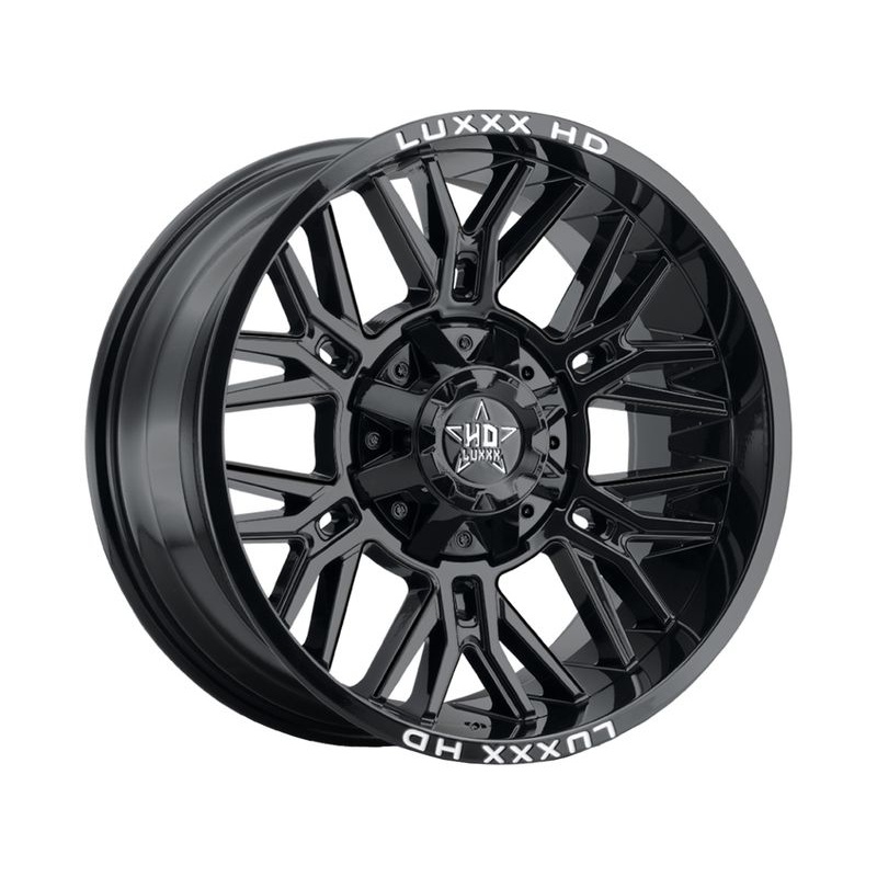 Luxxx HD Gloss Black LHD25 Wheels | RealTruck