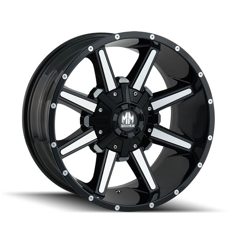 Mayhem Machined Black Arsenal Wheels | RealTruck