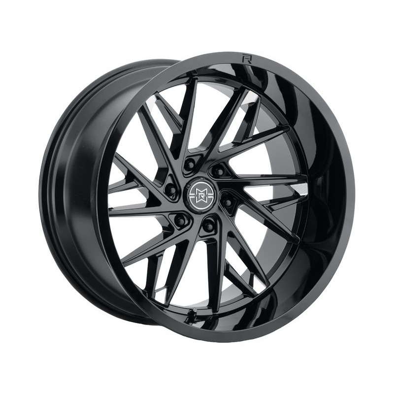 Method Raised Milled Gloss Black 801 Wheels | RealTruck