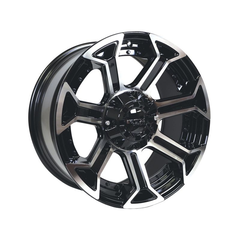RTX Off-Road Machined Gloss Black Peak Wheels | RealTruck