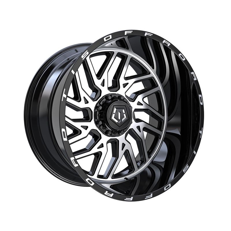 TIS Machined Black 544 Wheels | RealTruck
