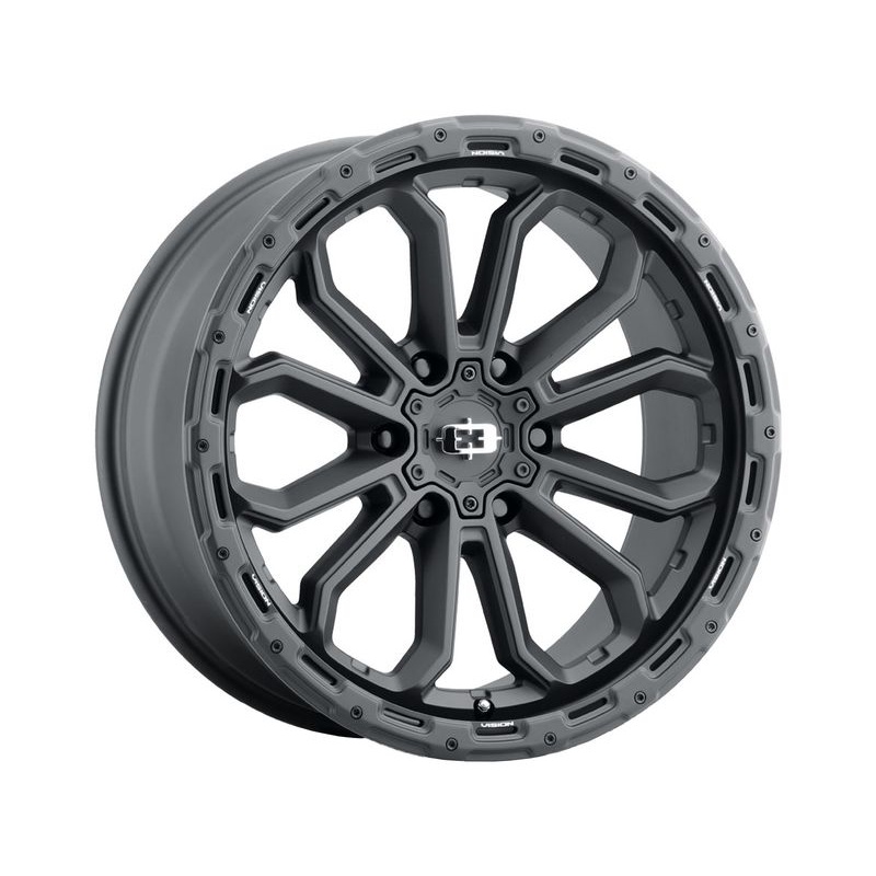 Vision Matte Black Korupt Wheels | RealTruck