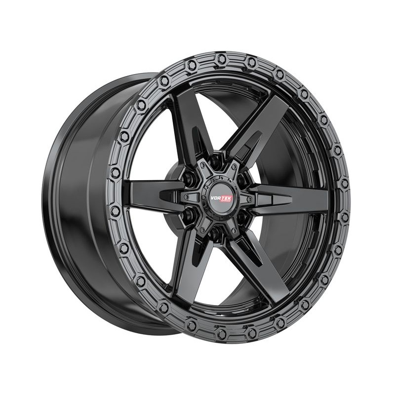 Vortek Matte Black VRT-602 Wheels | RealTruck