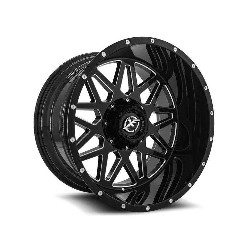 XF Offroad Milled Gloss Black XF-211 Wheels | RealTruck